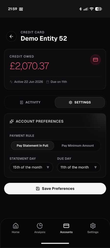 Account Settings